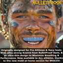 Bulletproof: Worlds Thinnest Most Breathable Mouthguard is 3X Stronger! BJJ Lacrosse Football Basketball MMA Wrestling Hockey Rugby Boxing Men Sports Mouth Guard Grinding Teeth Adult Youth Braces