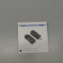 HDMI Extender Over Cat5e/6/7, HDMI Adapter, No Delay, Plug & Play, 1080P Full HD Transmit Up to 394 Ft, HDCP1.2