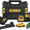 DEWALT 20V/12V MAX Laser Level Kit, 3 x 360, Green (DCLE34030G), Color Yellow