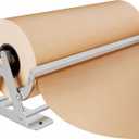 DIY Crew 24 Inch Paper Roll Dispenser and Cutter - Heavy-Duty Wall Mountable, Non Slip Tabletop - Kraft, Freezer, Butcher Paper - Up to 1000ft Rolls