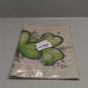 Artoid Mode Shamrock St. Patrick's Day Vinyl Placemats Set of 4, 12x18 Inch Washable Heat Resistant Plastic Place Mats for Party Dining Table Decor