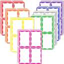 6 x 4 inch Large Moving Labels for Boxes, Packing Labels Stickers for Moving Color Coded Blank Labels Stickers, 160pcs Moving Stickers for Home Organization Projects, Kitchen, Storage Bins(8 Color)