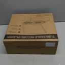 Vinyl Record Player with Speakers Vintage Turntable for Vinyls Records Belt-Driven Turn Table Support 3-Speed, Wireless Playback, Headphone, AUX-in, RCA Line LP Phonograph for Sound Enjoyment Black