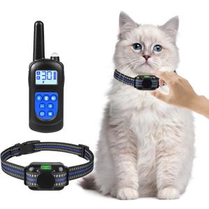 Cat Shock Collar, Ultra-Light & Thin Cat Training Collar with 2000ft Remote, Tailored for Cats & Small Dogs, 99-Level Precise Training to Stop Meowing, Effective for Bad BehaviorBlue