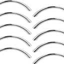 10 Pack Cabinet Pulls Kitchen Cabinet Handles, Modern Minimalist Zinc Alloy Drawer Pulls for Kitchen Bathroom Cabinetry, Wardrobe Door Handle(Bright, 2.5"/64MM)