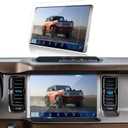 GFJNFG 2025 Bronco Screen Protector For 2022-2025 2026 Ford Bronco Screen Protector 12 Inch For 2025 Ford Bronco Accessories Raptor/Outer Banks/Badlands/Heritage Limited Tempered Glass Anti Scratch