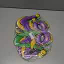 mardi gras Door Decorations, Jester Mask Front Door Sign, Jester Mask Wood mardi gras Door Hanger for Door Wall Hanging Decoration, Carnival Holiday Party Decor Supplies