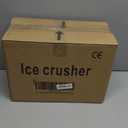 Shaved Ice Machine Snow Cone Machine Ice Crusher with Stainless Steel Blade Kitchen Electric for Shaved Ice and Snow Cone (300W 2000r/min) Also Comes with a Free Ice Pick and Ice Cube Tray