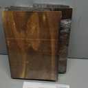 Wooden Crates 2 Pack, Rustic Handmade Wood Crate with Handles, Durable Medium Wooden Crates for Display & Decor, Brown (13.8"x10.8"x5.9")