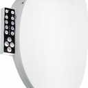 XCQQ Electric Heated Bidet Toilet Seat, Warm Water Oscillating Wash, Heated Toilet Seat, Air Dryer, Soft Close Lid, Night Light, Self Cleaning Nozzle, LED Display Requires Outlet - Elongated