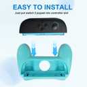 Grips & Wrist Strap Set Switch 2 Joy-Con  Ergonomic Controller Holder, Secure Gaming Accessories for Nintendo Switch 2 & OLED  Comfortable & Anti-Slip Design 2pcs