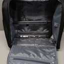 TPRC Smart Under Seat Carry-On Luggage with USB Charging Port, Black, Underseater 15-Inch