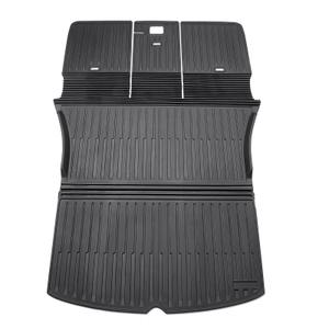 Cargo Liner Fits for Tesla Model Y 2020-2024 2025 5-Seat (Not for 7 Seat) All Weather Back Seat Cover Trunk Cargo Mat for Model Y Accessories (with Backrest Mat)