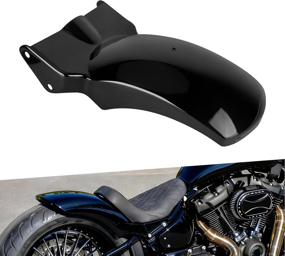 Motorcycle Rear Fender with LED Light Turn Signals Running Brake Light Kit Fit for Harley Softail 2018-2025
