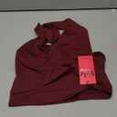 EMMIOL Halter Tops for Women Summer Crop Deep V Neck Blackless Tank Top Going Out Y2k Coquette Clothes (Small, Wine Red)