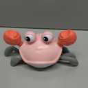 control future Baby Girl Toys Tummy Time: Pink Crawling Crab Babies Montessori Toy Learning 36 Months 3 Year Old Birthday Infant Girls Valentines Gifts Stuff 0 1 2 Essentials