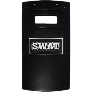 BinaryABC Police Shield Toys, Police Roly Play Props, Halloween Cosplay Police Costume Accessories,15.7 x 8.66cm(Handle Style Random)