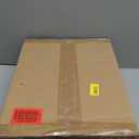 Furologee Bakers Rack with Power Outlet and LED Light, Small Microwave Stand with 4 Tier Shelves, Coffee Bar Station Table with 6 S Hooks, Kitchen Storage Rack for Spices, Pots, Rustic Brown