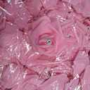 IPOPU 100pcs Pink Foam Rose Artificial Flower Bulk with Crystal 3in Real Looking Stemless Fake Roses for DIY Craft Wedding Bouquets Wall Decoration Bridal Shower Arrangement Home Decorations(Pink)