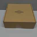 AOMOONOA Gold Glass Christmas Ball Ornaments, 3.15" Christmas Hanging Ornament for Xmas Tree Set of 8with 2Different Finishes, Glass Xmas Baubles for Holiday Party Decorations Gift