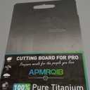 Titanium Cutting Board Set of 3,100% Pure Titanium Cutting Boards for Kitchen, Double Sided Non Toxic Cutting Board, Ideal Charcuterie & Chopping for Meat, Hygiene Durable Dishwash S+M+L)