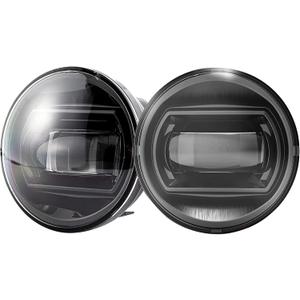 FIERYRED LED Fog Light Compatible with Tacoma 2005-2011/Solara 2004-2006/Sequoia 2008-2015/Tundra 2007-2013 Driving Fog Lamp, Offroad Front Bumper Replacement - Black, 1 Pair