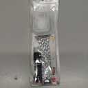 Supoix Compatible with Apple Watch Band 38/40/41/42/44/45/46/49mm+ Case, Women Jewelry Bling Diamond Rhinestone Replacement Metal Bands & 2 Pack PC Protector Case for iWatch Ultra 3/2/1 Series 11/10/9/8/7/6/5/4/3/2/1/SE (Silver)