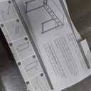 Lufeiya Small White Computer Desk with Fabric Drawers for Home Office Bedroom, 40 Inch Vanity Desk with Drawer Storage and Side Pouch, Study Writing Table, White