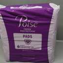 Poise Incontinence & Postpartum Pads for Bladder Leaks, 7 Drop Ultra Absorbency, Long Length, 78 Count, Packaging May Vary