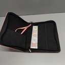 MOSLA PU Leather Bible Cover Case for Men Women - Large Waterproof Protective Case With Handle, Carrier Tote Bag With Christian Accessories Gifts (Pink 19#, M)