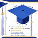 Berlune Child Size 2026 Preschool Grad Caps Bulk Kindergarten Graduation Cap Grad Hats with Metal 2026 Tassel for Preschool