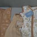 Baby Sleep Sack 0-6 Months 3 Pack 100% Cotton Lightweight 0.5 TOG Wearable Blanket Baby Sleep Bag with 2-Way Zipper for Newborn Infant Toddler Beige (Small)