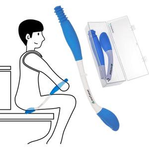 Foldable Toilet Aid15.7 Long Comfort Wipe Wand Bottom Buddy Toilet Self Tissue Aids for Toileting, Self Help Wipe Butt for Fat PeopleLimited Mobility,Elderly, Pregnancy