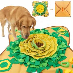 Snuffle Mat for Dogs Large Breed - Interactive Dog Toys for Boredom - Sniff mat - Mental Stimulation - Enrichment Toys- Slow Feed- Washable & Foldable (C)