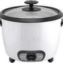 Courant large rice cooker, 30 Cup cooked One-Touch large capacity rice cooker family Removable Non-Stick Bowl, with steamer try, white