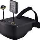 EV800D FPV Goggles with DVR  5.8G 40CH 5 Inch Screen Build in Antenna Battery for Analog FPV Camera and Transmitter FPV Drone RC Car Airplane Hobby by Speedybee