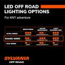 SYLVANIA - 4114 LED Amber Mini Bulb - Bright LED Bulb, Ideal for Park and Turn Lights (Contains 2 Bulbs)