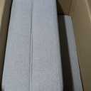 SUYOLS Folding Sofa Bed with Pillow- Convertible Chair Floor Couch & Sleeping Mattress, Foldable Memory Foam Sleeper for Living Room/Dorm/Guest Room/Home Office/Apartment/Loft, Single26, Light Gray