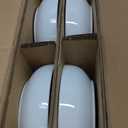 LE TAUCI Pasta Bowls 45 oz, Salad Bowls Set for Serving Soup, Pasta, Noodle, Dinner, Large Kitchen Bowl Plates, Microwave Safe - 8.5 Inch, Set of 4, White