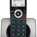 AT&T GL2101 DECT 6.0 Cordless Home Phone with Call Block, Caller ID, FullDuplex Handset Speakerphone, 2" White Backlit Display, Lighted Keypad (Graphite & Black)
