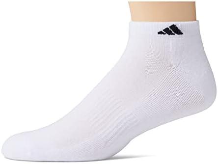 adidas Men's Athletic Cushioned Low Cut Socks with Arch Compression for a Secure Fit (6-Pair) 5-8