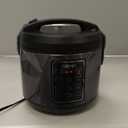 AROMA 12-Cup (Cooked) Digital Rice & Grain Multicooker (ARC-966BD), Black