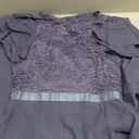 BeryLove Formal Dresses for Women 2026 Wedding Guest with Slit Cocktail Elegant Lace Long Prom Dress (Medium, Grayish Purple)