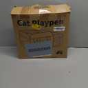 Large Cat Playpen with Separate Areas,Outdoo&Indoor Cat Enclosures,Portable Pet Playpen for Indoor Cats,Puppy and Small Animals, Dog Playpen with Carrybag.