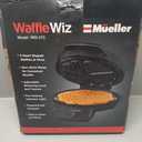 Mueller Heart 5 Waffle Maker, Waffle Iron, Adjustable Browning Control & Nonstick, Cool Touch Handle, Easy to Clean, Small Kitchen Appliances