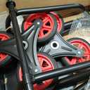 Stair Climbing Hand Truck 440lbHeavy Duty Dolly Cart for StairsThickened Upgraded Steel Tube Folding Stair Climbing Trolley with Six Wheels and Telescoping Handle