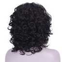 Lydell 12" Super Curly Wigs Chestnut Brown Synthetic Headband Wigs (Chestnut Brown)