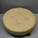 Office Drafting Chair with Footrest, Tall Height Adjustable Stool with Back Support, Heavy Duty Rolling Stool Chair with Wheels for Office Home Kitchen Bar Shop Guitar Studio Medical Vanity(Beige White)