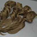 Clip in Hair Extensions 4PCS Soft Hair Extensions Honey Golden Brown Mixed Blonde Long Wavy Hairpieces for Women (Honey Golden Brown Mixed Blonde)