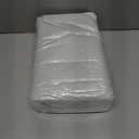 100Pcs Square Aluminum Baking Cake Pans with Clear Plastic Lids, Foil Pie Tin Tart Pans Disposable Ramekins Browni Baking Cups Dessert Cups for Wedding Birthday Party,5oz Pink